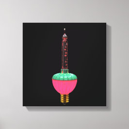  gloeiend bubbellicht canvas afdruk