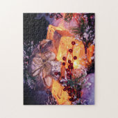 Gloeiend Cadeau Kerstvakantie Legpuzzel (Verticaal)