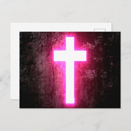 Gloeiend Cross Briefkaart (Voorkant / Achterkant)
