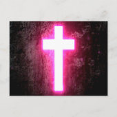 Gloeiend Cross Briefkaart (Voorkant)