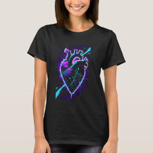 Gloeiend Gebroken Hart Jirai Kei Cyberpunk Estheti T-shirt