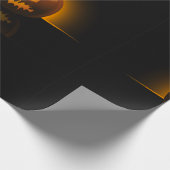 Gloeiend Halloween pompoen inpakpapier