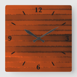 gloeiend heet spul vierkante klok