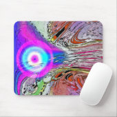 gloeiend komeet muismat (Met muis)