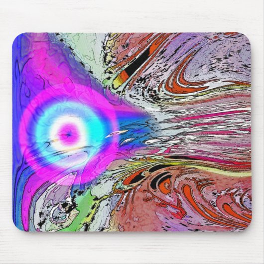 gloeiend komeet muismat (Voorkant)