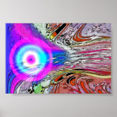 gloeiend komeet poster (Voorkant)