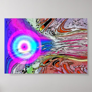 gloeiend komeet poster