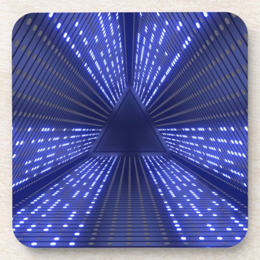 gloeiend licht bier onderzetter (Voorkant)