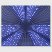 gloeiend licht cadeaupapier (Vlak)