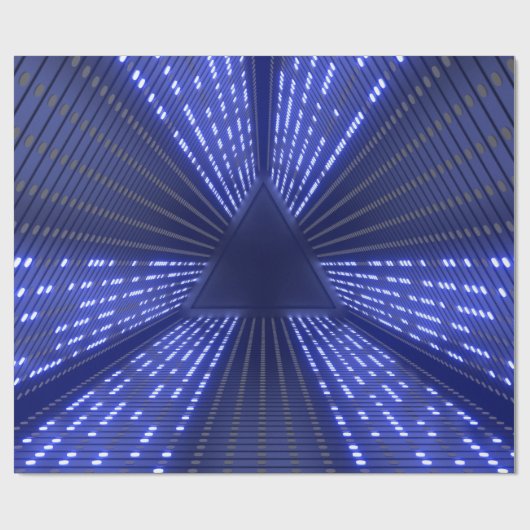 gloeiend licht cadeaupapier (Vlak)