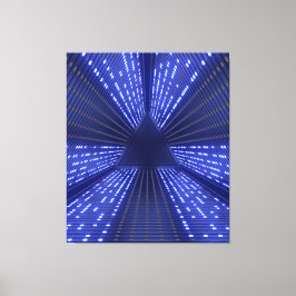 gloeiend licht canvas afdruk