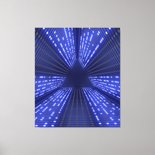 gloeiend licht canvas afdruk