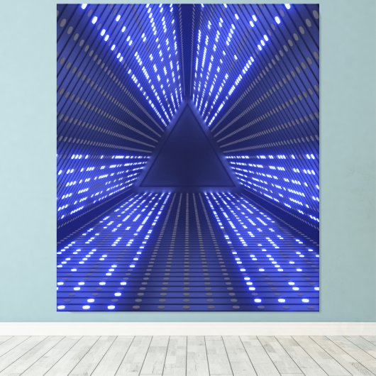 gloeiend licht canvas afdruk (Insitu (Houten vloer))