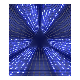 gloeiend licht foto afdruk