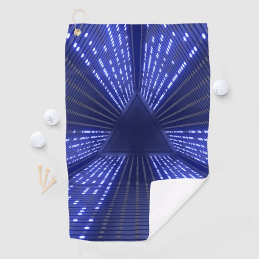 gloeiend licht golfhanddoek (Insitu)