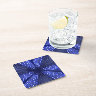 gloeiend licht kartonnen onderzetters