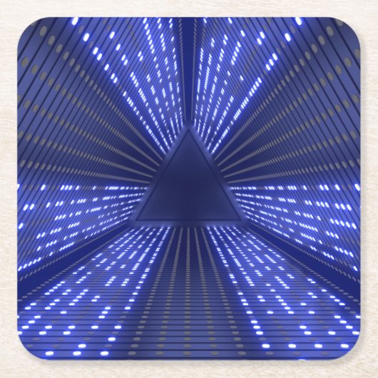 gloeiend licht kartonnen onderzetters (Voorkant)