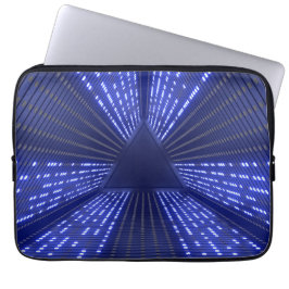 gloeiend licht laptop sleeve