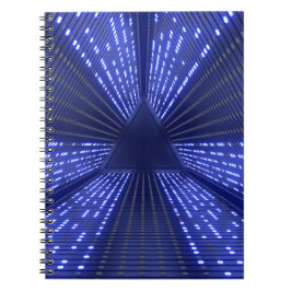 gloeiend licht notitieboek