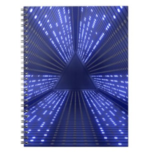 gloeiend licht notitieboek