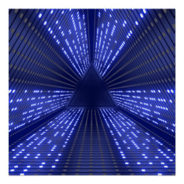 gloeiend licht perfect poster