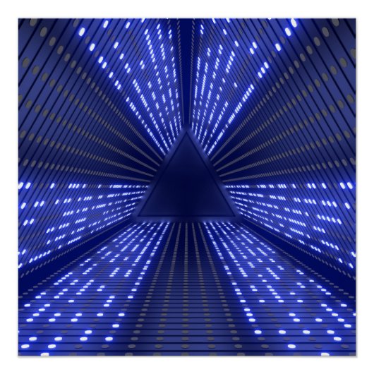 gloeiend licht perfect poster (Voorkant)