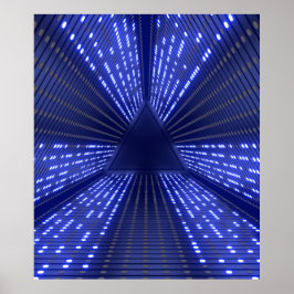 gloeiend licht poster