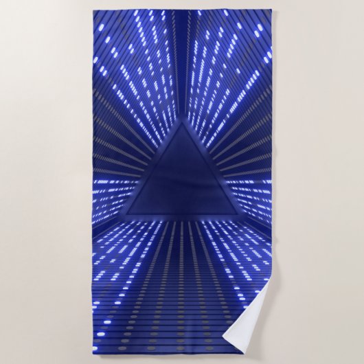 gloeiend licht strandlaken (Voorkant)