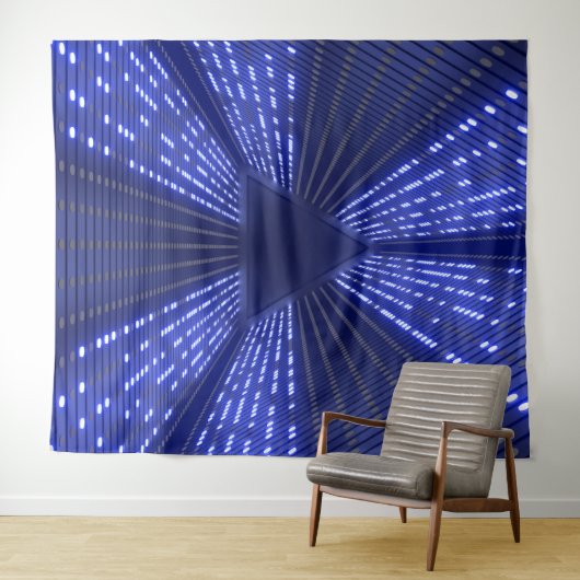 gloeiend licht wandkleed (In Situ (horizontaal))