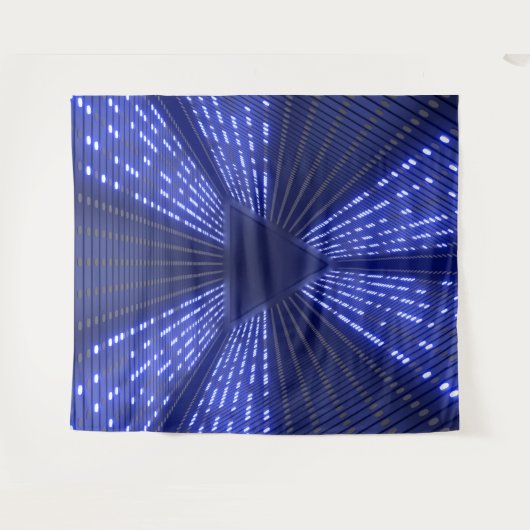 gloeiend licht wandkleed (Voorkant (horizontaal))