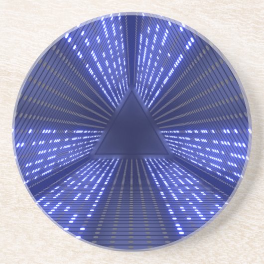 gloeiend licht zandsteen onderzetter (Voorkant)