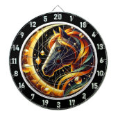 Gloeiend Oerwoud Hengstenkamer Meesterwerk Dartbord (Voorkant)