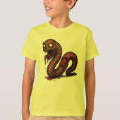 Gloeiend ooglid darmworm t-shirt (Voorkant)