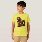 Gloeiend ooglid darmworm t-shirt (Voorkant volledig)