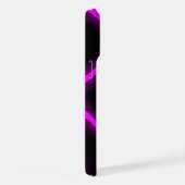 Gloeiend paarse/roze hart ontwerp hoesje iPhone hoesje (Rechterkant)