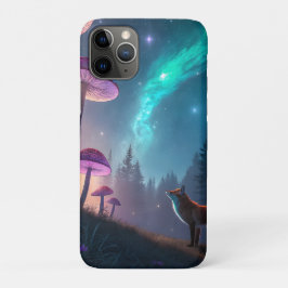 Gloeiend Paddenstoelenbos Vos Fantasie Kunst Case-Mate iPhone Case