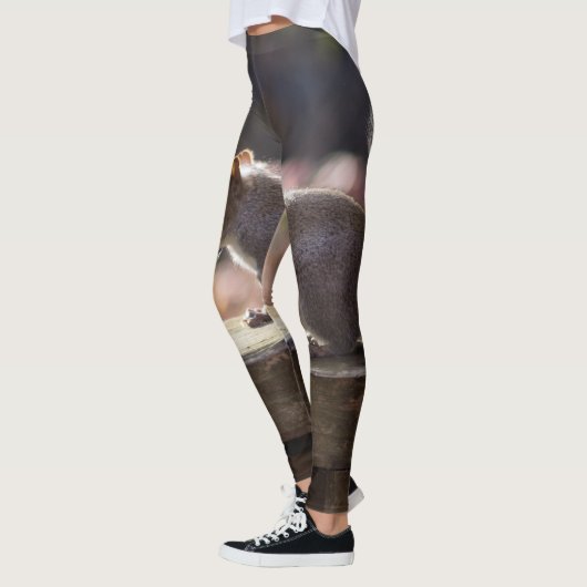 Gloeiend vierkant leggings (Links)
