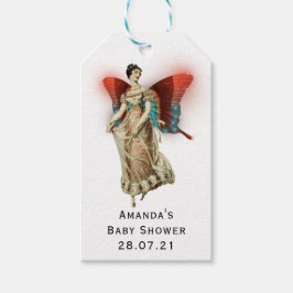  gloeiend vlinder fee Baby shower Cadeaulabel