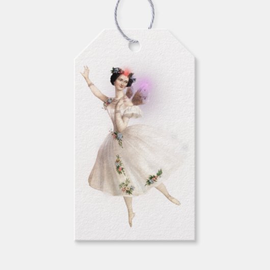  gloeiend vlinder fee Baby shower Cadeaulabel (Voorkant)