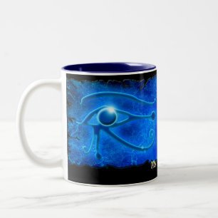 Gloeiend WADJET EYE OF HORUS Cadeau Mok