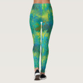 Gloeiend zeewier... leggings (Achterkant)