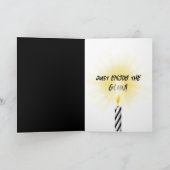 Gloeiende aardekaarsen op zwart kaart (Binnen)