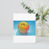 gloeiende appel briefkaart (Staand voorkant)