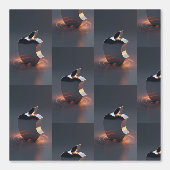 Gloeiende Apple Tech Vibes Behang (Voorkant)