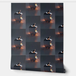 Gloeiende Apple Tech Vibes Behang