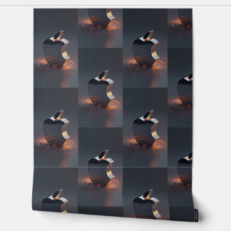 Gloeiende Apple Tech Vibes Behang