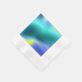 Gloeiende Aqua Papieren Servet (Hoek)