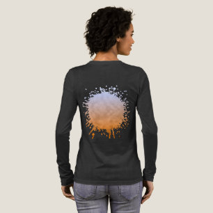 Gloeiende as in de lucht Tri-Blend shirt