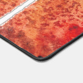 Gloeiende As Ontvouwt Bureaumat (Hoek)