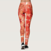 Gloeiende As Ontvouwt Leggings (Achterkant)